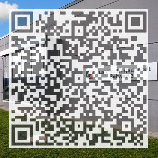 QR-Code mit dem Bild der JVA Schwerte.