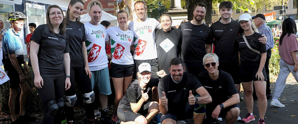 Hospizlauf Schwerte, gesamtes Team der JVA