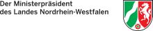 Logo Ministerpräsident Nordrhein Westfalen