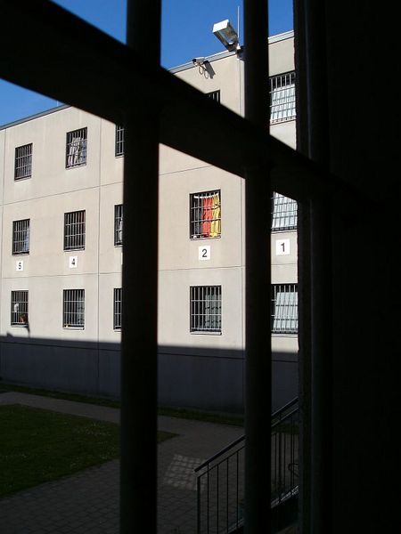 WM2010 - Deutschlandflagge im Fenster