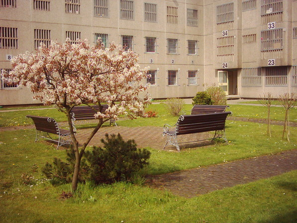 Sitzgruppe im Freistundenhof B-Flügel